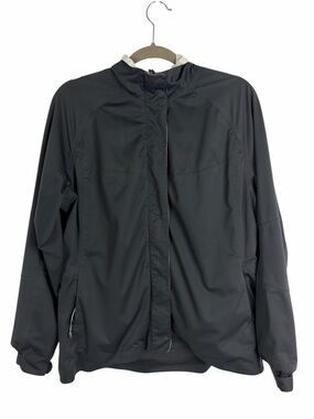 Nike Golf FitStorm Rain Jacket Women’s Large Black Waterproof Windbreaker